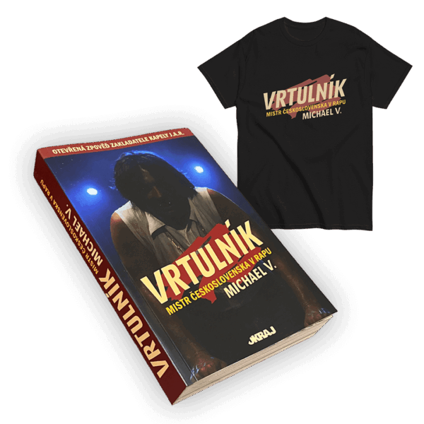 Sada VRTULNÍK - kniha + tričko